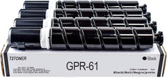 GPR61 Remanufactured Extra High Yield GPR-61 Toner Cartridge Repalcement for imageRUNNER Advance DX C5840i C5860i C5870i Series Printer. 4PK