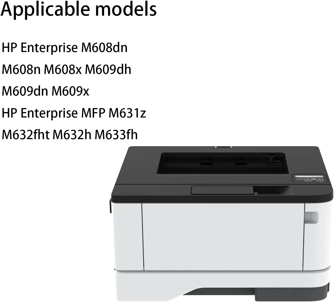 CF237Y 237Y 37Y Remanufactured Black Toner Cartridge Replacement for Enterprise M608dn M608n M608x M609dh M609dn M609x Enterprise MFP M631z M632fht M632h M633fh