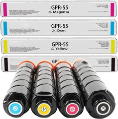 GPR-55 Toner Cartridge Remanufactured GPR55 Toner Cartridge Repalcement for ImageRunner Advance C5535 C5535i C5540 C5550 C5560 Printer(4-Pack)