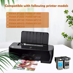 PG30xl CL31xl Ink Cartridges High Yield PG30 CL31 Replacement for PIXMA iP1800 iP1900 iP2600 MP140 MP190 MP210 MP470 MX300 MX310 Printer