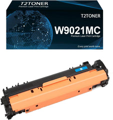 Remanufactured 1PK W9021 W9021MC Toner Cartridge Replacement for CLJ Managed E75245DN Printer (Cyan)