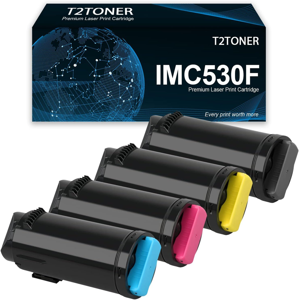 IM C530FB 418236 418237 418238 418239 Remanufactured Toner Cartridge Replacement for Lanier IM C530F Savin IM C530FB Printer.Black Cyan Magenta Yellow