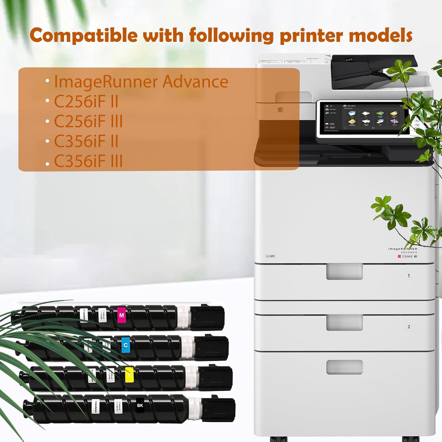 GPR58 GPR-58 Toner Cartridge Remanufactured Use for ImageRunner Advance C256iF C256iF II C356iF DX C257iF DX C357iF DX-C359IF DX-C259IF Printer.