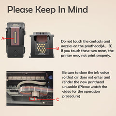 BH-20 CH-20 Printhead Replacement Remanufactured for PIXMA G7020 G6020 G5020 G1220 G1230 G2260 G2270 G3260 G3262 G3270 G4270 MegaTank Printer Head refillable Ink Cartridges 8026 8035 Set