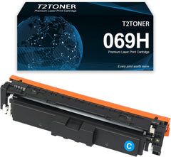 069H Toner Cartridge Remanufactured 069 High Yield Toner Cartridge Replacement for 5097C001 Toner Compatible for imageCLASS MF753Cdw MF751Cdw LBP674Cdw Printer (Cyan)